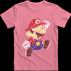 Createyou Super Mario - Férfi - Pink - 2XL