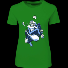 Createyou Super Mario Fire ball - Női - Zöld - L