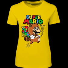 Createyou Super Mario mosómedve - Női - Sárga - L női póló