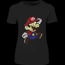 Createyou Super Mario - Női - Fekete - M női póló