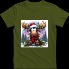 Createyou Szarvas, már megint itt van... - Férfi - Sötétzöld - L