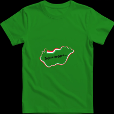 Createyou Talpra magyar... - Gyermek , Zöld , XS gyerek póló