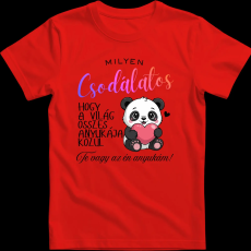 Createyou Te vagy az anyukám - Férfi - Piros - 3XL