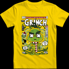 Createyou The Grinch - Férfi - Sárga - 2XL férfi póló