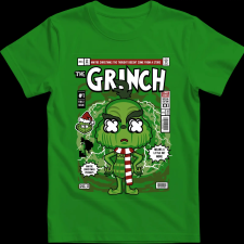 Createyou The Grinch - Férfi - Zöld - XL férfi póló