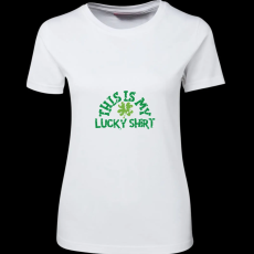 Createyou This is my Lucky Shirt - Női , Fehér , M