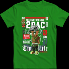 Createyou Tupac - Férfi - Zöld - 2XL