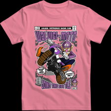 Createyou Waluigi Motocross - Férfi - Pink - S férfi póló