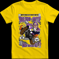 Createyou Waluigi Motocross - Férfi - Sárga - XL