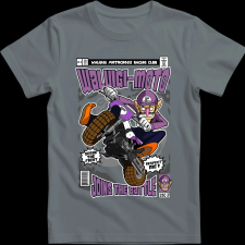 Createyou Waluigi Motocross - Gyermek - Szürke - XS gyerek póló