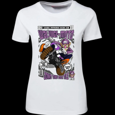 Createyou Waluigi Motocross - Női - Fehér - L női póló