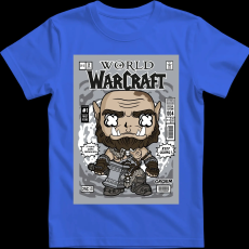 Createyou War Craft - Férfi - Királykék - L