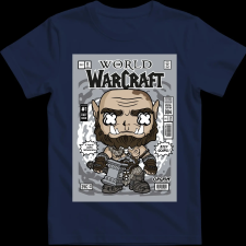 Createyou War Craft - Férfi - Sötétkék - S férfi póló