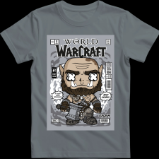 Createyou War Craft - Férfi - Szürke - 3XL férfi póló
