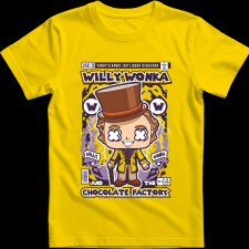 Createyou Willy Wonka And The Chocolate Factory - Férfi - Sárga - 3XL férfi póló
