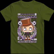 Createyou Willy Wonka And The Chocolate Factory - Férfi - Sötétzöld - M