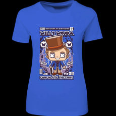 Createyou Willy Wonka And The Chocolate Factory - Női - Királykék - 2XL