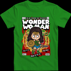 Createyou Wonder Woman - Férfi - Zöld - 2XL