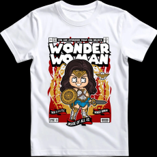 Createyou Wonder Woman - Gyermek - Fehér - M