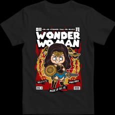 Createyou Wonder Woman - Gyermek - Fekete - XL