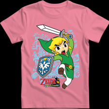 Createyou Zelda Spirit Track - Link - Férfi - Pink - S férfi póló