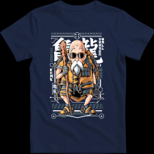 Createyou Zseniális Teknős 2 - Gyermek - Sötétkék - XS gyerek póló