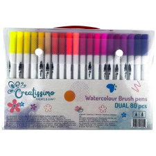 Creatissimo akvarell filctoll, kétvégű, 80 db filctoll, marker