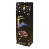 Creative Italtasak CREATIVE 12,8x36x8,2 cm karácsonyi fekete mintás aranyozott glitteres zsinórfüles