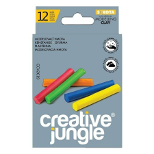 Creative Jungle Gyurma CREATIVE JUNGLE grey színes 12 szín/készlet gyurma