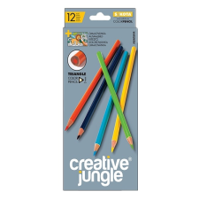 Creative Jungle Színes ceruza creative jungle grey háromszögletű 12 db/készlet aba1844a színes ceruza