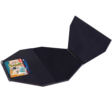 Creative Kids : Fekete nyolcszögletű kreatív album 30x30cm gyermek- és ifjúsági könyv