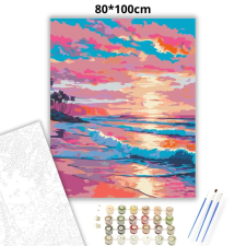 Creative Land Kft Aranyló fénycsík - számfestő készlet – 80×100 cm (Keret nélkül) kreatív és készségfejlesztő