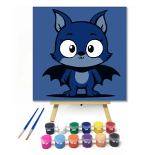 Creative Land Kft Bájos denevér mosolya - gyerek számfestő készlet kreatív és készségfejlesztő