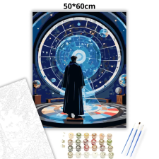 Creative Land Kft Csillagtérkép - számfestő készlet – 50×60 cm (Keretre feszítve) kreatív és készségfejlesztő