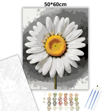 Creative Land Kft Friss margaréta - számfestő készlet – 50×60 cm (Keretre feszítve) kreatív és készségfejlesztő