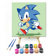 Creative Land Kft Fürge sünike - gyerek számfestő készlet – 30×30 cm (Keret nélkül) kreatív és készségfejlesztő