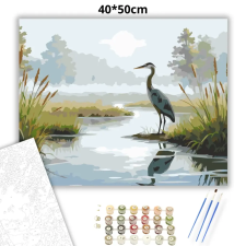 Creative Land Kft Hajnali gém a nádasban - számfestő készlet kreatív és készségfejlesztő