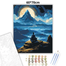 Creative Land Kft Holdfényes elmélyülés - számfestő készlet – 60×70 cm (Keretre feszítve) kreatív és készségfejlesztő