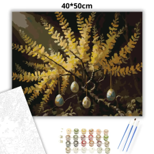 Creative Land Kft Húsvéti tojásdíszek - számfestő készlet kreatív és készségfejlesztő