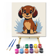 Creative Land Kft Játékos kiskutya tekintete - gyerek számfestő készlet kreatív és készségfejlesztő