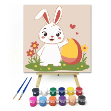 Creative Land Kft Kedves nyuszi tojása - gyerek számfestő készlet kreatív és készségfejlesztő