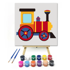 Creative Land Kft Kismozdony - gyerek számfestő készlet – 30×30 cm (Keret nélkül) kreatív és készségfejlesztő