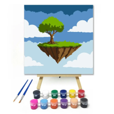 Creative Land Kft Lebegő sziget fája - gyerek számfestő készlet kreatív és készségfejlesztő