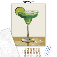 Creative Land Kft Margarita koktél - számfestő készlet – 60×70 cm (Keret nélkül) kreatív és készségfejlesztő