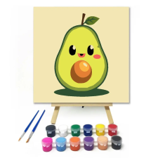 Creative Land Kft Mosolygós avokádó - gyerek számfestő készlet kreatív és készségfejlesztő