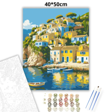 Creative Land Kft Napsütötte kikötő csendje - számfestő készlet kreatív és készségfejlesztő