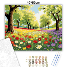 Creative Land Kft Napsütötte vadvirágok - számfestő készlet kreatív és készségfejlesztő