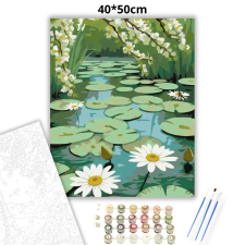 Creative Land Kft Nyugodt tavirózsák - számfestő készlet kreatív és készségfejlesztő