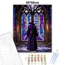 Creative Land Kft Sötét szertartás - számfestő készlet – 50×60 cm (Keretre feszítve) kreatív és készségfejlesztő