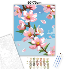 Creative Land Kft Tavaszi cseresznyevirágok - számfestő készlet – 60×70 cm (Keret nélkül) kreatív és készségfejlesztő